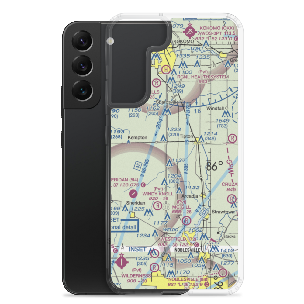 Baird-Wolford Airport (2II6) VFR Sectional Samsung Case Samsung Galaxy S22 Plus model shown
