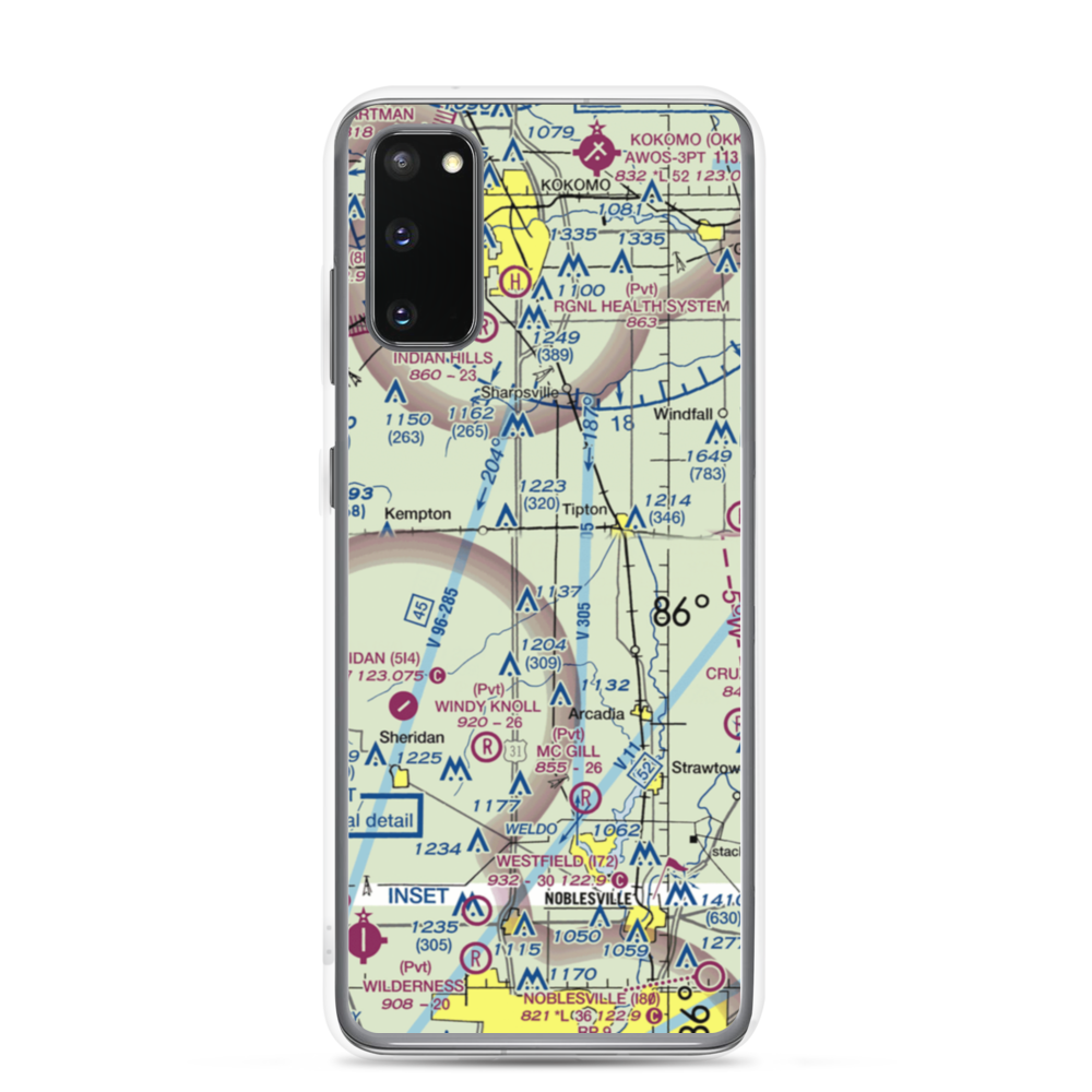 Baird-Wolford Airport (2II6) VFR Sectional Samsung Case Samsung Galaxy S20 model shown