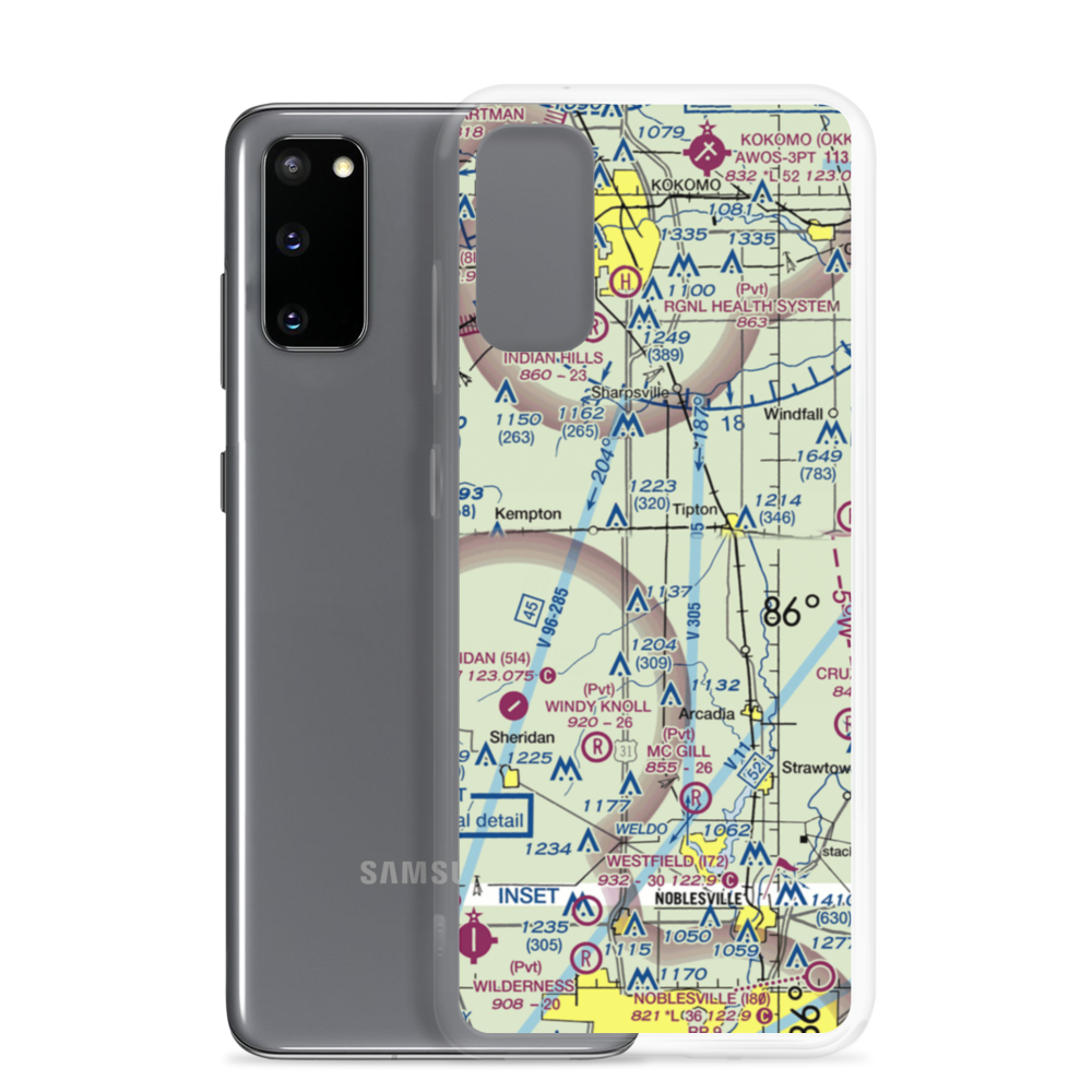 Baird-Wolford Airport (2II6) VFR Sectional Samsung Case Samsung Galaxy S20 model shown