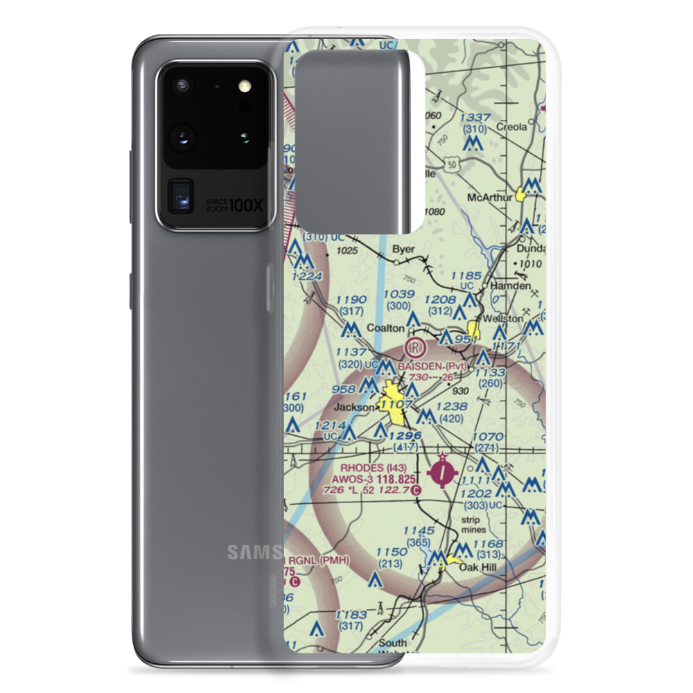 Baisden Airport (4OI9) VFR Sectional Samsung Case Samsung Galaxy S20 Ultra model shown