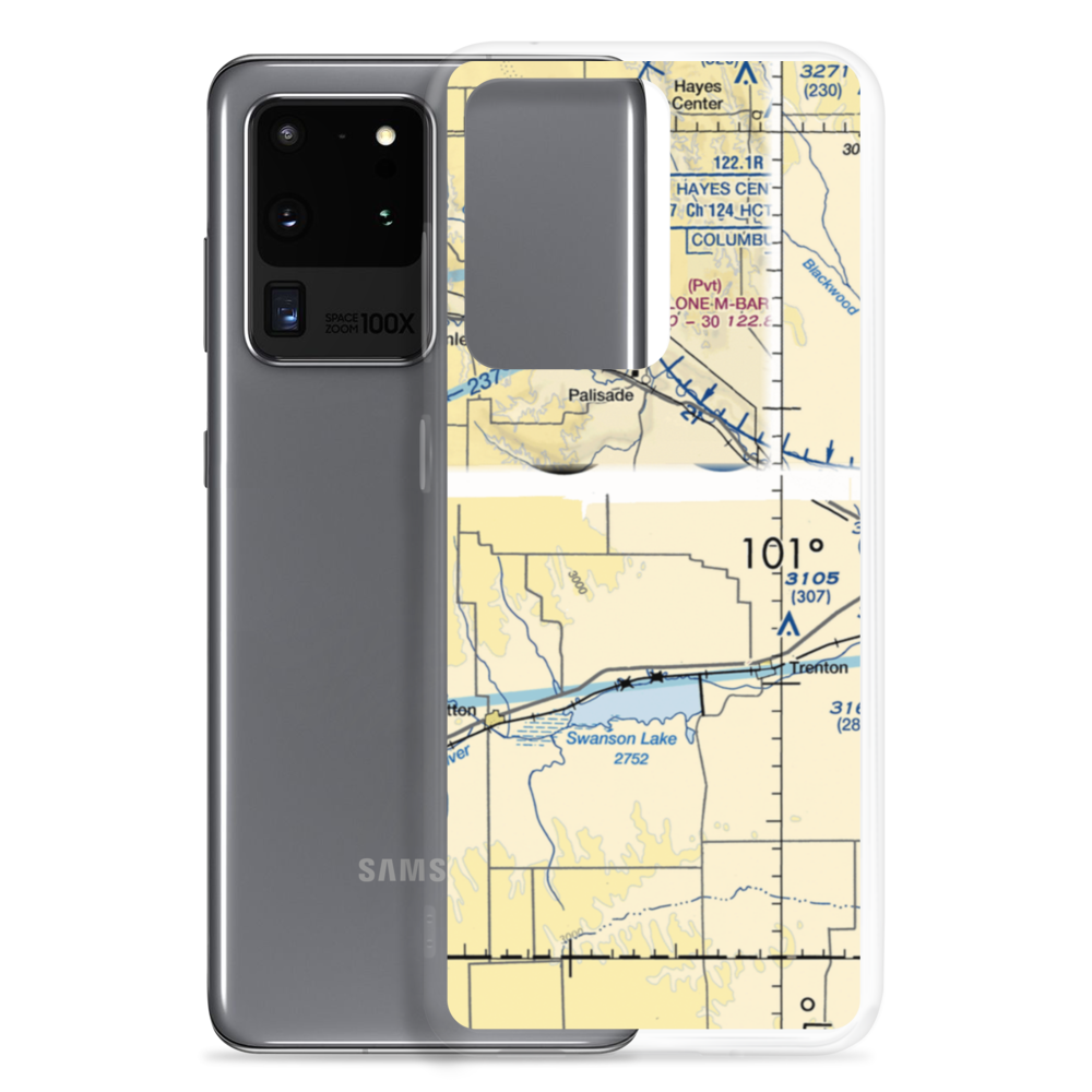 Bakers Acres Airport (5NE6) VFR Sectional Samsung Case Samsung Galaxy S20 Ultra model shown
