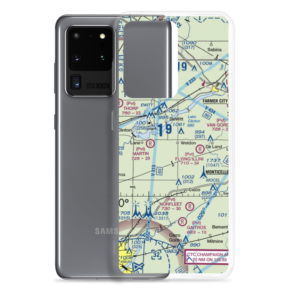 Bakers Strip (7LL4) VFR Sectional Samsung Case Samsung Galaxy S20 Ultra model shown