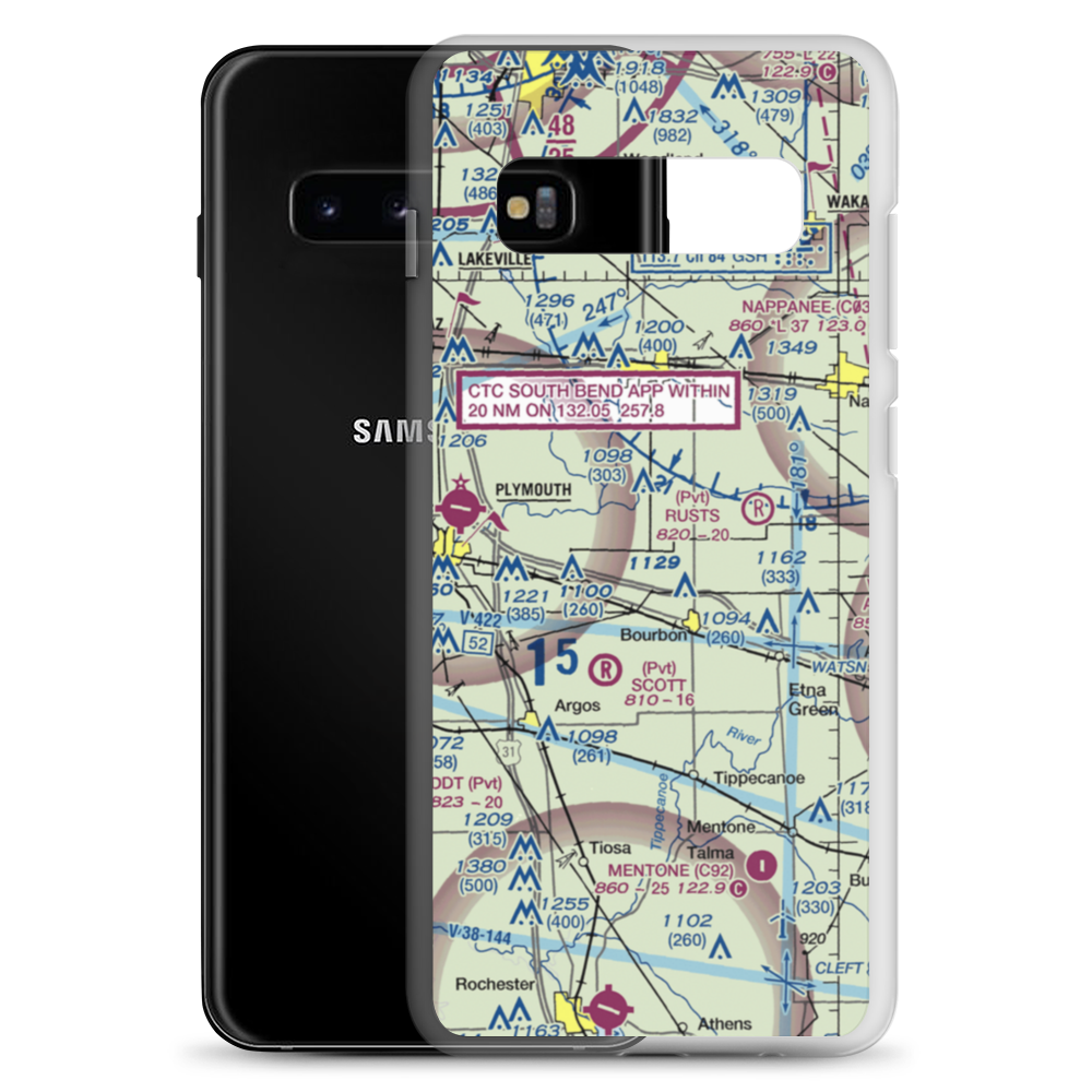 Ball Field (4IN5) VFR Sectional Samsung Case Samsung Galaxy S10+ model shown