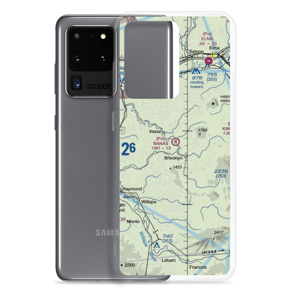 Banas Field (WA16) VFR Sectional Samsung Case Samsung Galaxy S20 Ultra model shown