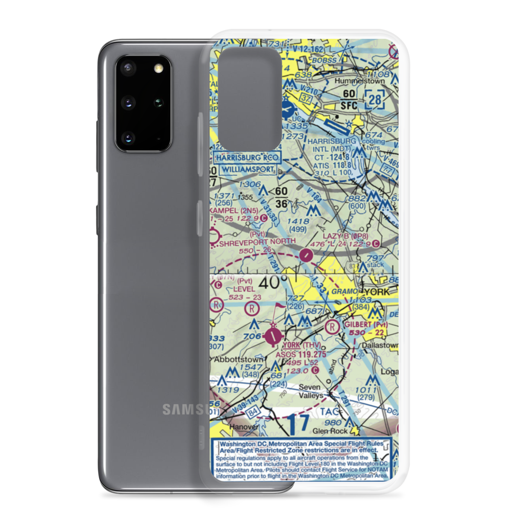 Baney's Airport (90PN) VFR Sectional Samsung Case Samsung Galaxy S20 Plus model shown