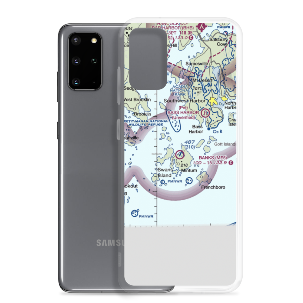 Banks Airport (ME5) VFR Sectional Samsung Case Samsung Galaxy S20 Plus model shown