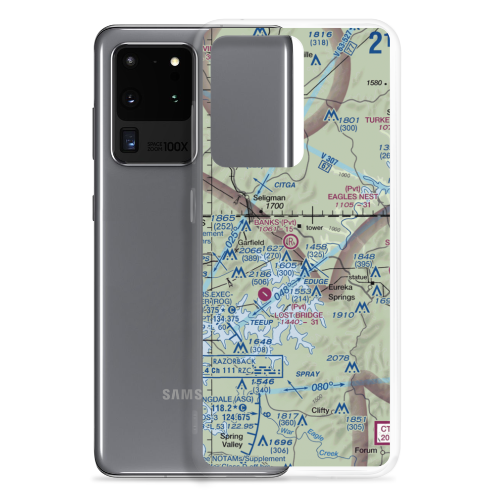Banks Ranch Airport (62AR) VFR Sectional Samsung Case Samsung Galaxy S20 Ultra model shown