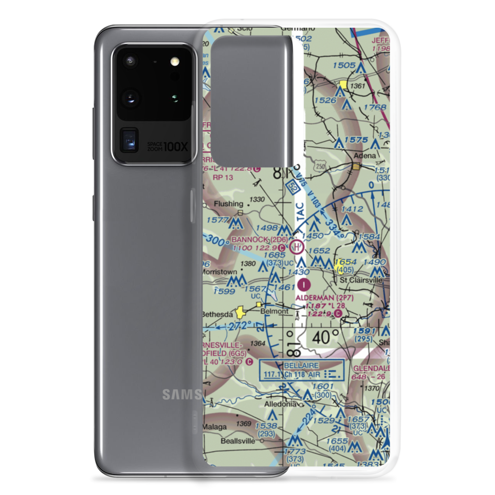 Bannock Heliport (2D6) VFR Sectional Samsung Case Samsung Galaxy S20 Ultra model shown