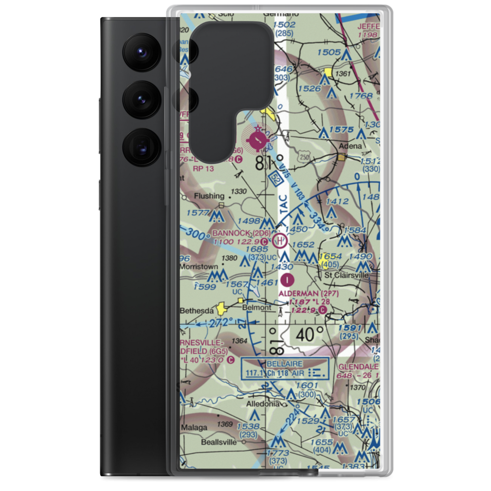 Bannock Heliport (2D6) VFR Sectional Samsung Case Samsung Galaxy S22 Ultra model shown