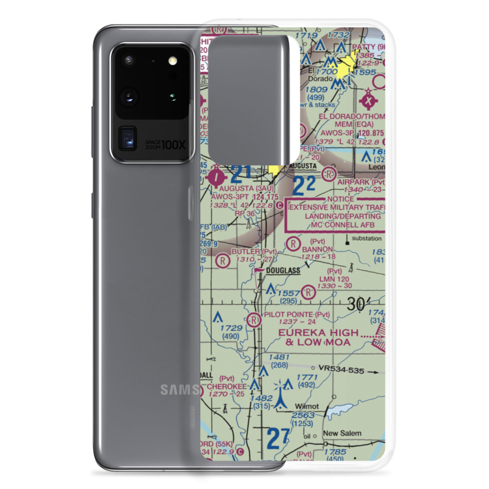 Bannon Field (70KS) VFR Sectional Samsung Case Samsung Galaxy S20 Ultra model shown