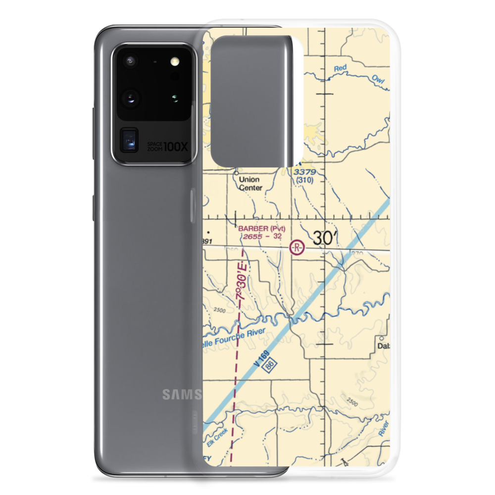 Barber Airport (SD98) VFR Sectional Samsung Case Samsung Galaxy S20 Ultra model shown