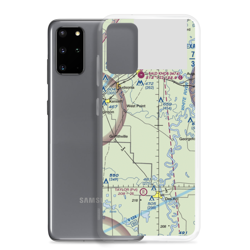 Barbers Lake Field (BARBERL) VFR Sectional Samsung Case Samsung Galaxy S20 Plus model shown