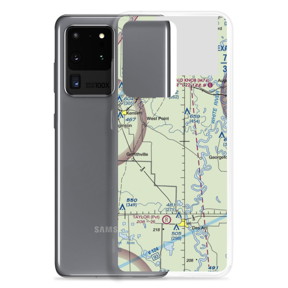 Barbers Lake Field (BARBERL) VFR Sectional Samsung Case Samsung Galaxy S20 Ultra model shown