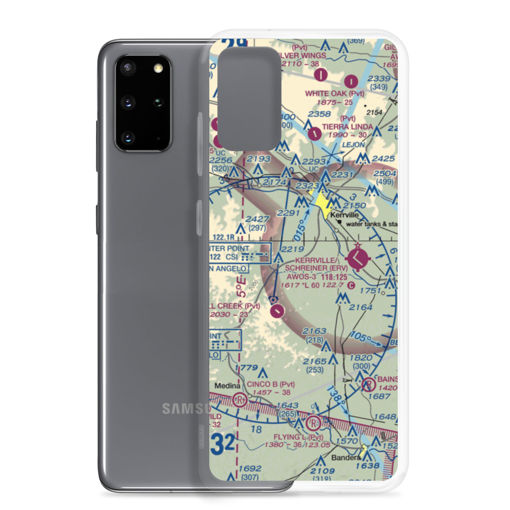 Barclay's Roost Airport (TA73) VFR Sectional Samsung Case Samsung Galaxy S20 Plus model shown