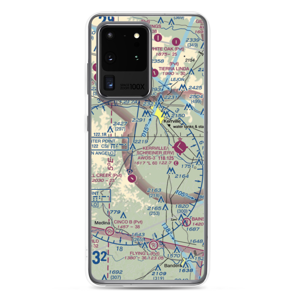 Barclay's Roost Airport (TA73) VFR Sectional Samsung Case Samsung Galaxy S20 Ultra model shown
