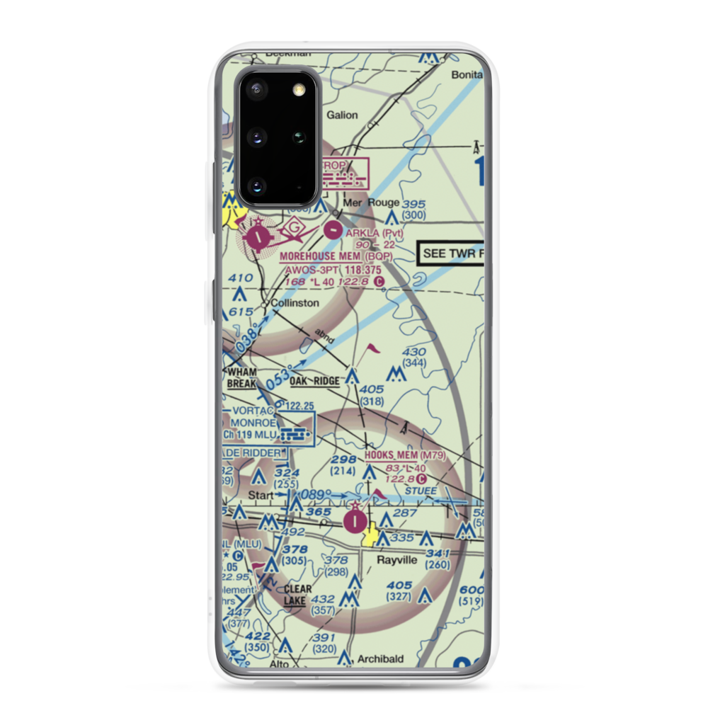 Barham Airport (01LA) VFR Sectional Samsung Case Samsung Galaxy S20 Plus model shown