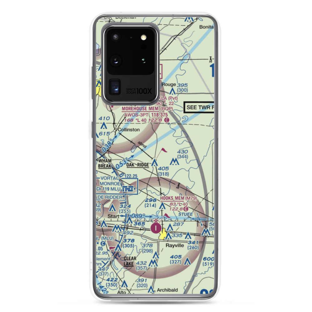 Barham Airport (01LA) VFR Sectional Samsung Case Samsung Galaxy S20 Ultra model shown