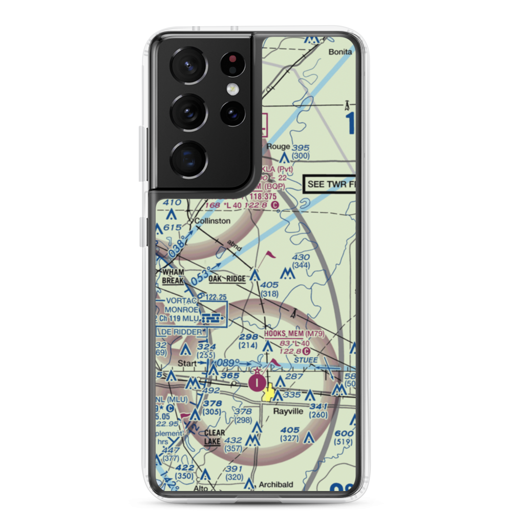 Barham Airport (01LA) VFR Sectional Samsung Case Samsung Galaxy S21 Ultra model shown