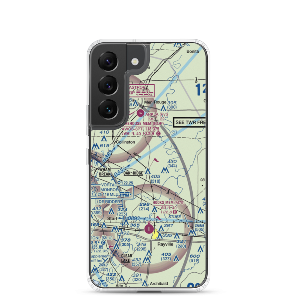 Barham Airport (01LA) VFR Sectional Samsung Case Samsung Galaxy S22 model shown