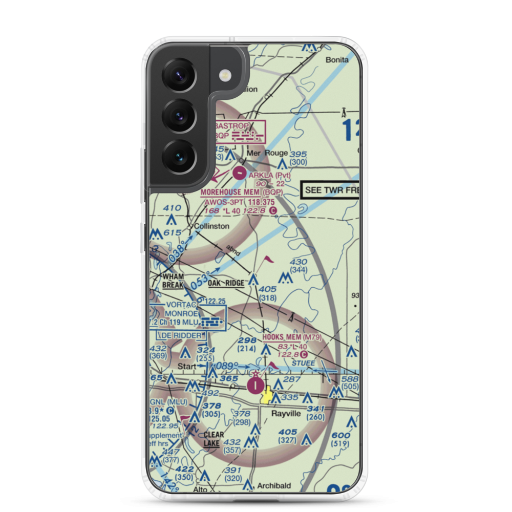 Barham Airport (01LA) VFR Sectional Samsung Case Samsung Galaxy S22 Plus model shown