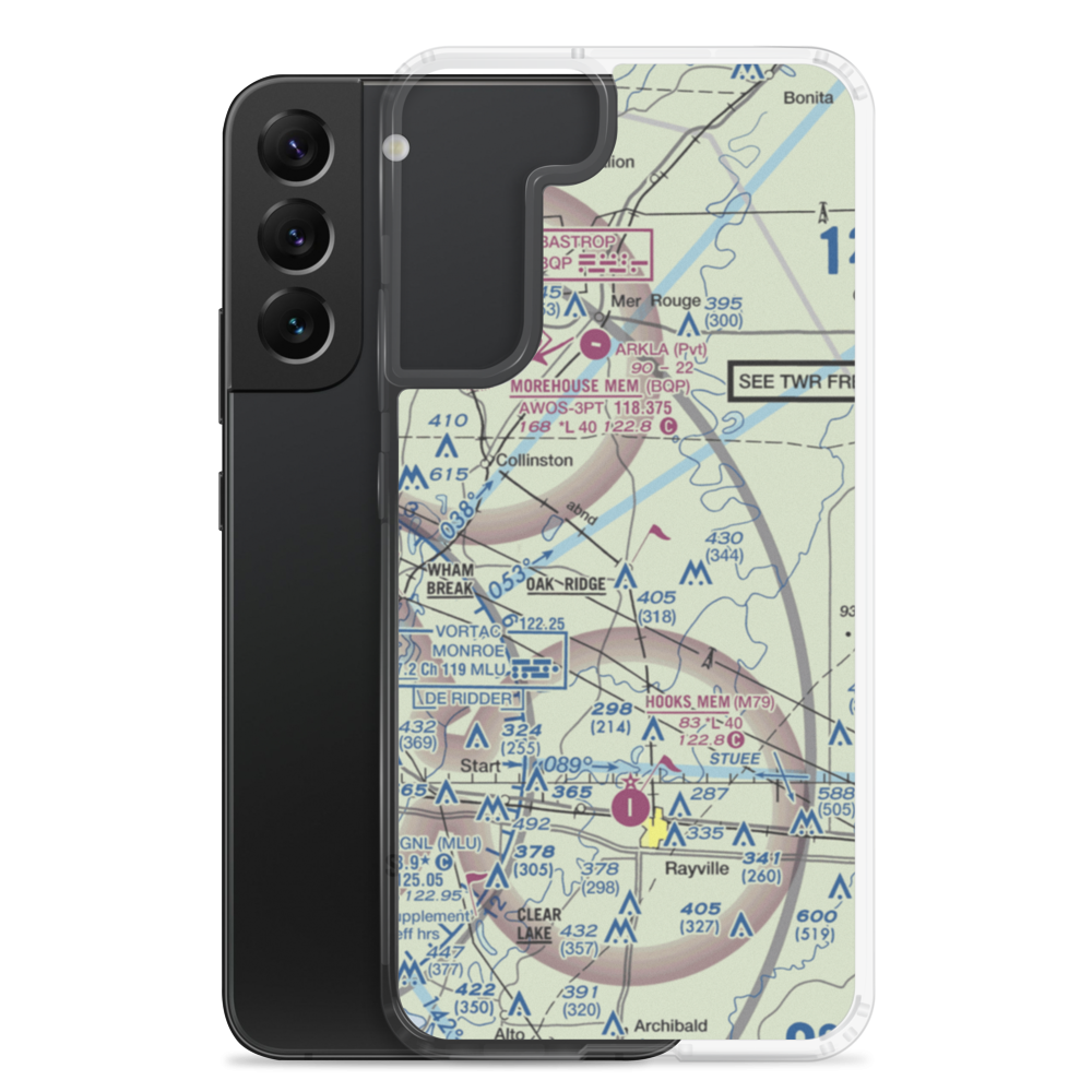 Barham Airport (01LA) VFR Sectional Samsung Case Samsung Galaxy S22 Plus model shown