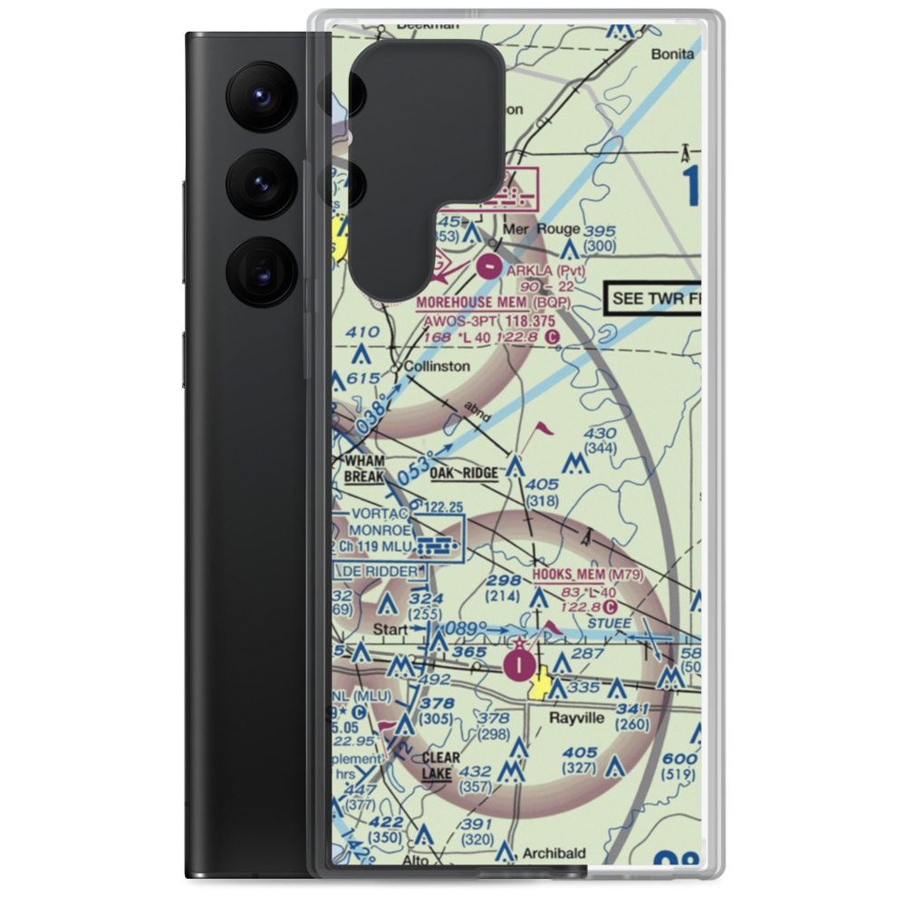 Barham Airport (01LA) VFR Sectional Samsung Case Samsung Galaxy S22 Ultra model shown