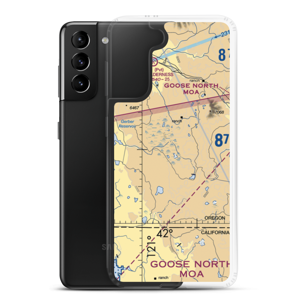 Barnes Valley Airport (US-0114) VFR Sectional Samsung Case Samsung Galaxy S21 Plus model shown