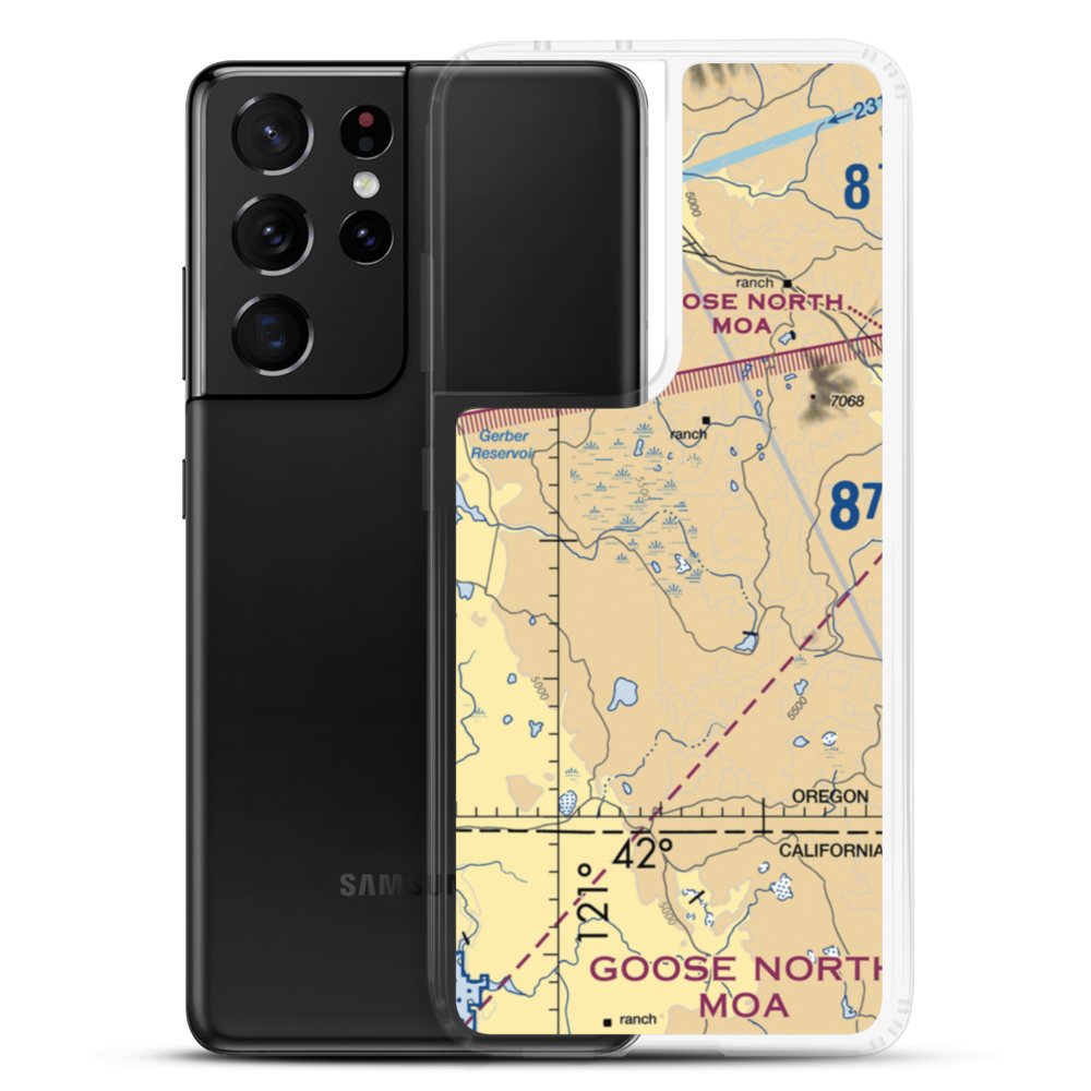 Barnes Valley Airport (US-0114) VFR Sectional Samsung Case Samsung Galaxy S21 Ultra model shown