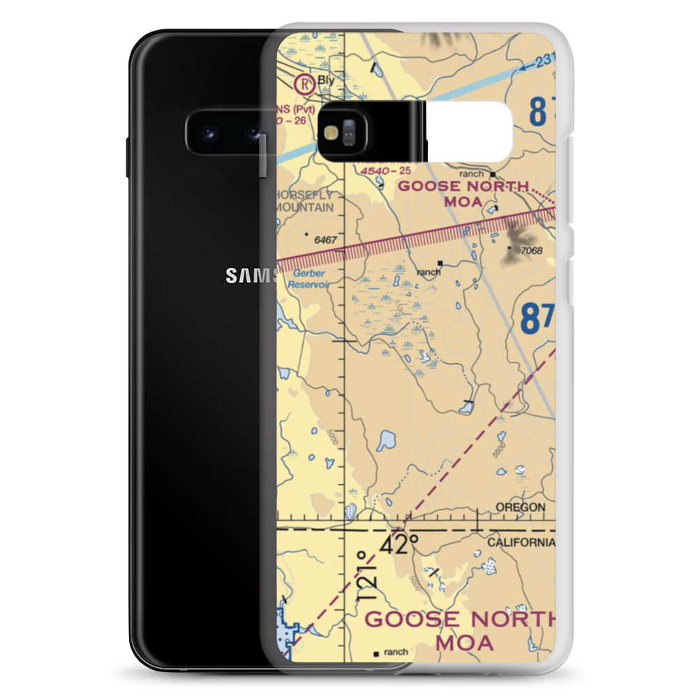 Barnes Valley Airport (US-0114) VFR Sectional Samsung Case Samsung Galaxy S10+ model shown