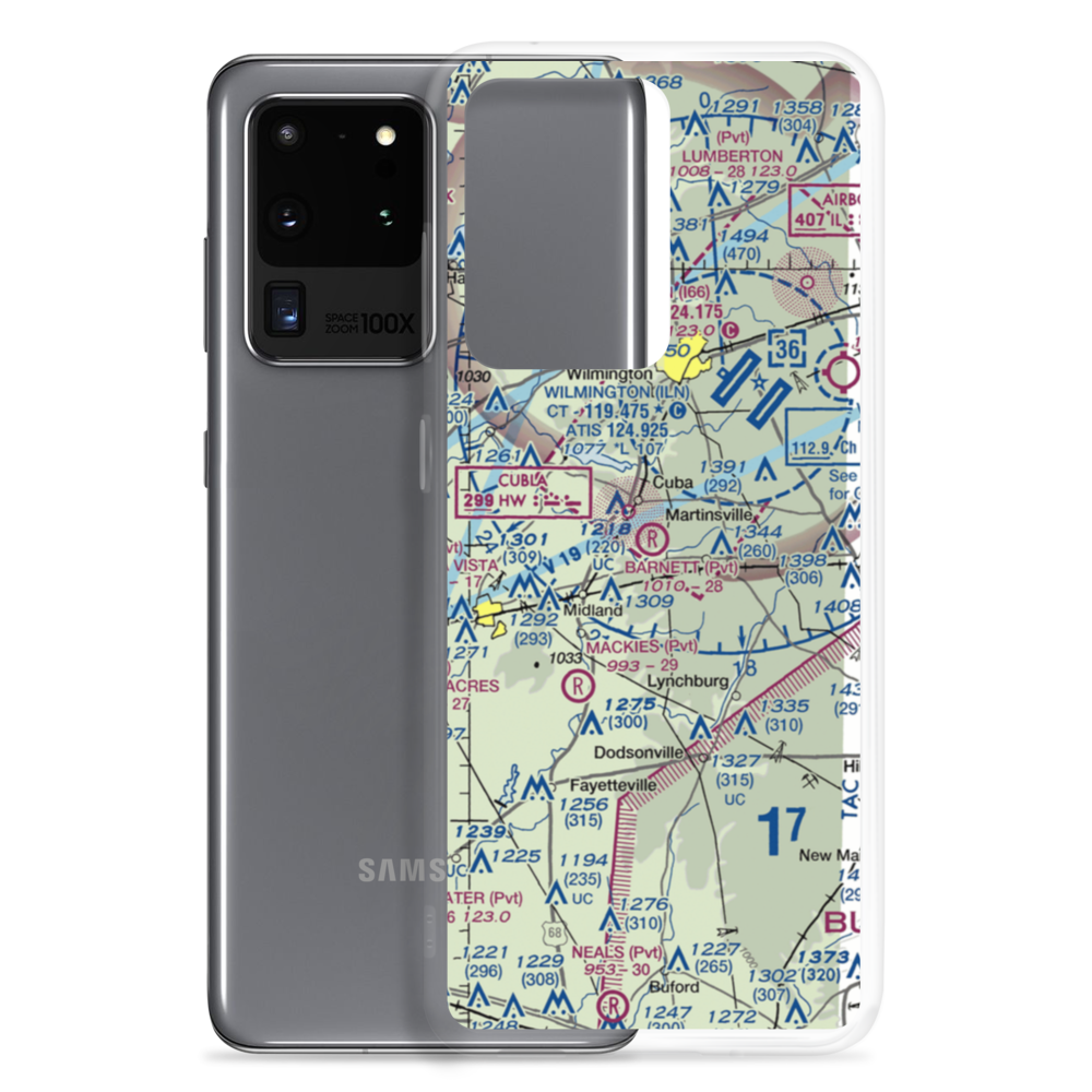 Barnett Airpark (1OA3) VFR Sectional Samsung Case Samsung Galaxy S20 Ultra model shown