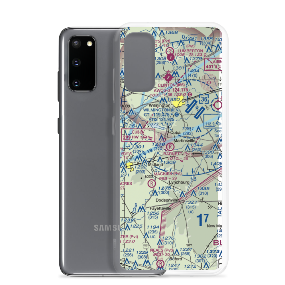 Barnett Airpark (1OA3) VFR Sectional Samsung Case Samsung Galaxy S20 model shown
