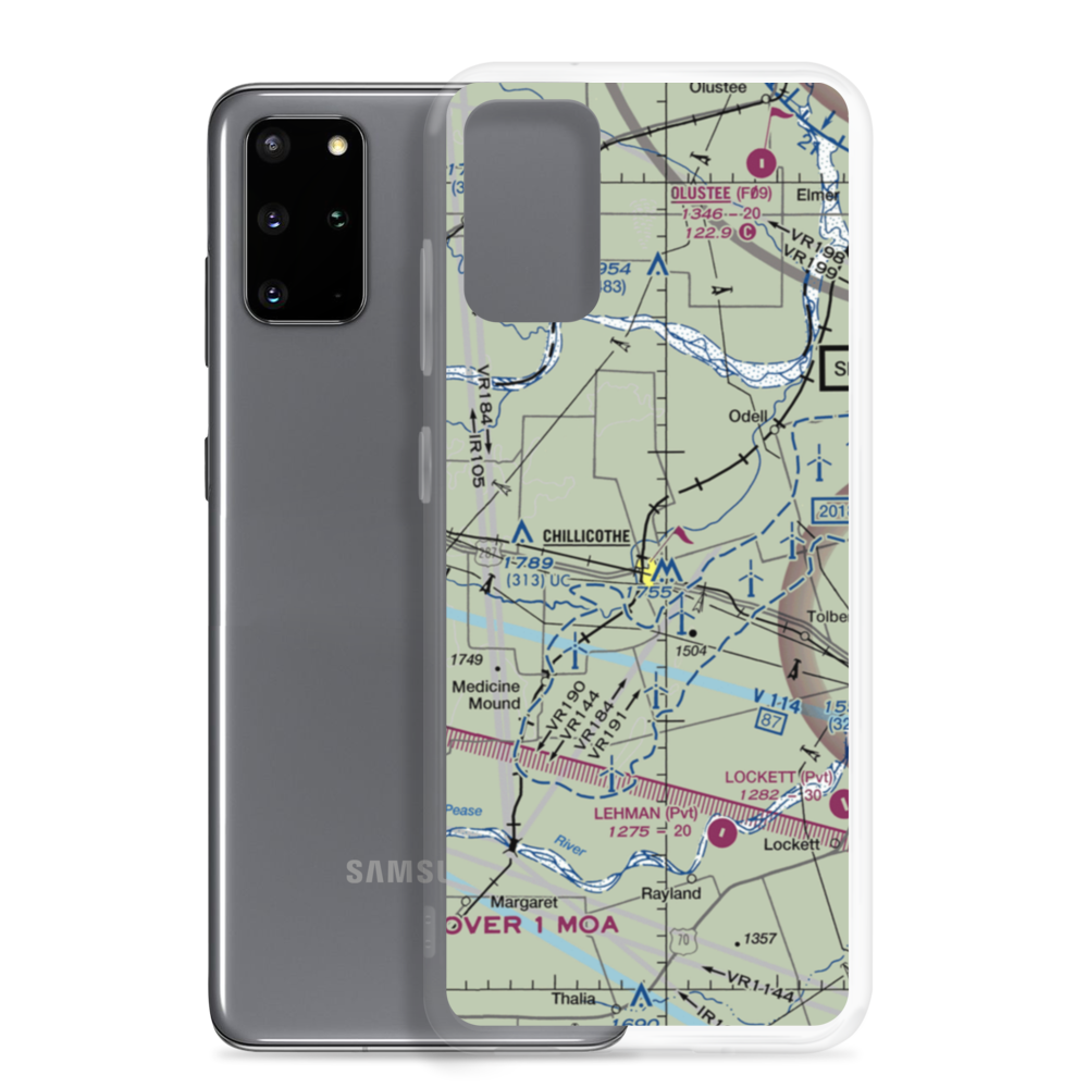 Barnett Airport (63TA) VFR Sectional Samsung Case Samsung Galaxy S20 Plus model shown