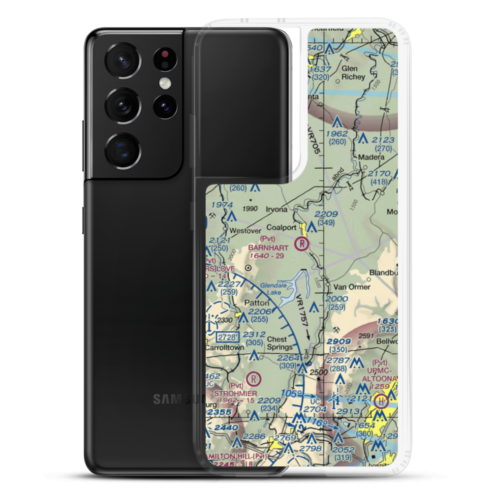 Barnhart Airport (PS69) VFR Sectional Samsung Case Samsung Galaxy S21 Ultra model shown
