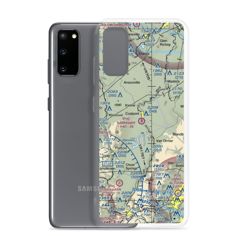 Barnhart Airport (PS69) VFR Sectional Samsung Case Samsung Galaxy S20 model shown