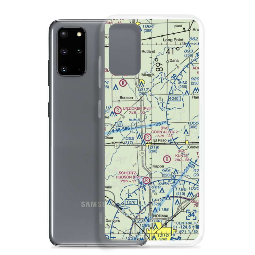 Barnstorm Field (1IL0) VFR Sectional Samsung Case Samsung Galaxy S20 Plus model shown