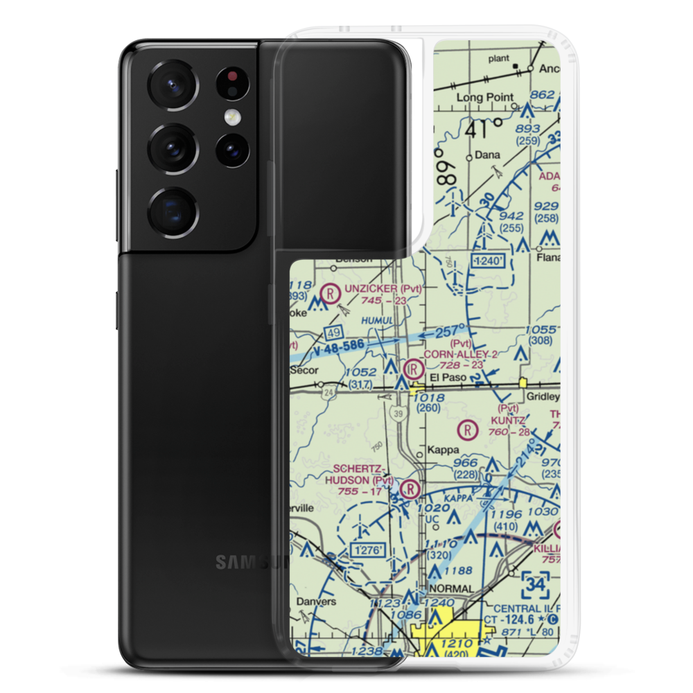 Barnstorm Field (1IL0) VFR Sectional Samsung Case Samsung Galaxy S21 Ultra model shown