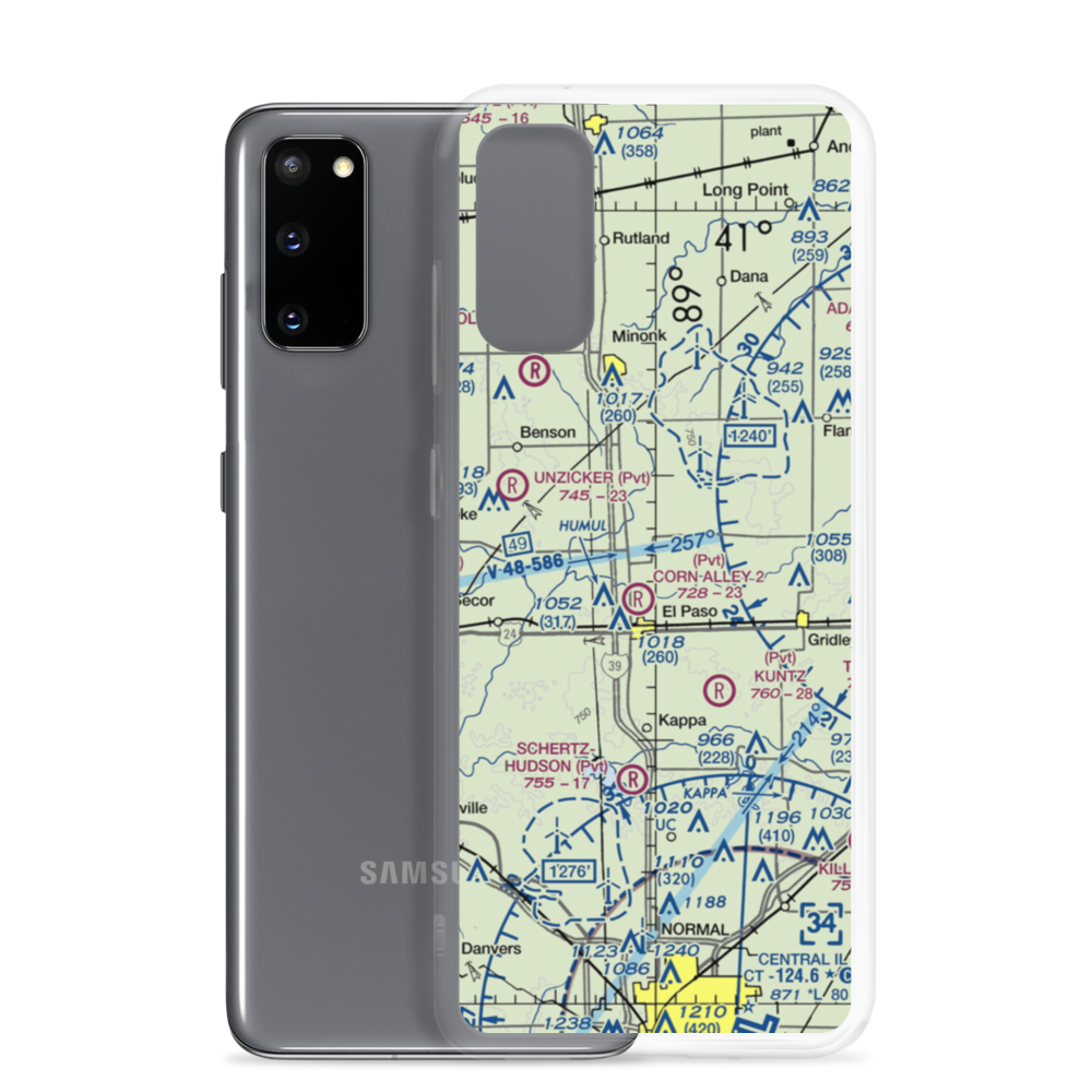 Barnstorm Field (1IL0) VFR Sectional Samsung Case Samsung Galaxy S20 model shown