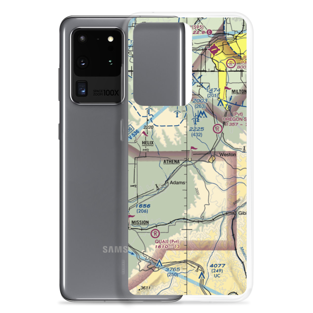 Barrett Field (OR24) VFR Sectional Samsung Case Samsung Galaxy S20 Ultra model shown