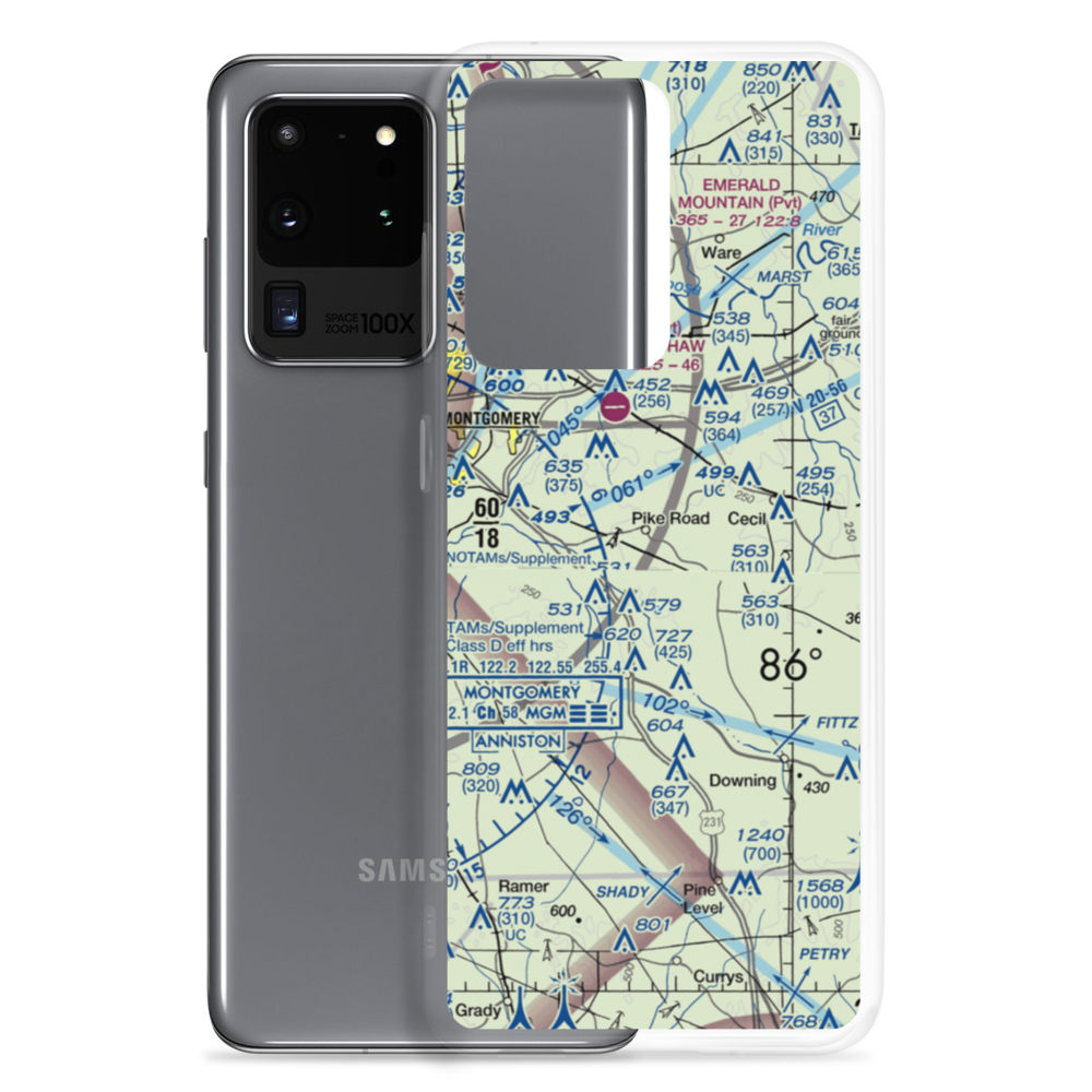 Bartlett Ranch Airport (AL79) VFR Sectional Samsung Case Samsung Galaxy S20 Ultra model shown