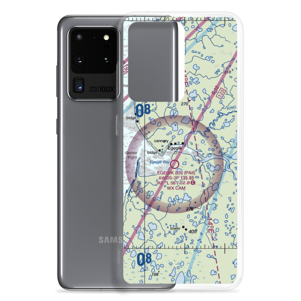 Bartletts Airport (AK96) VFR Sectional Samsung Case Samsung Galaxy S20 Ultra model shown