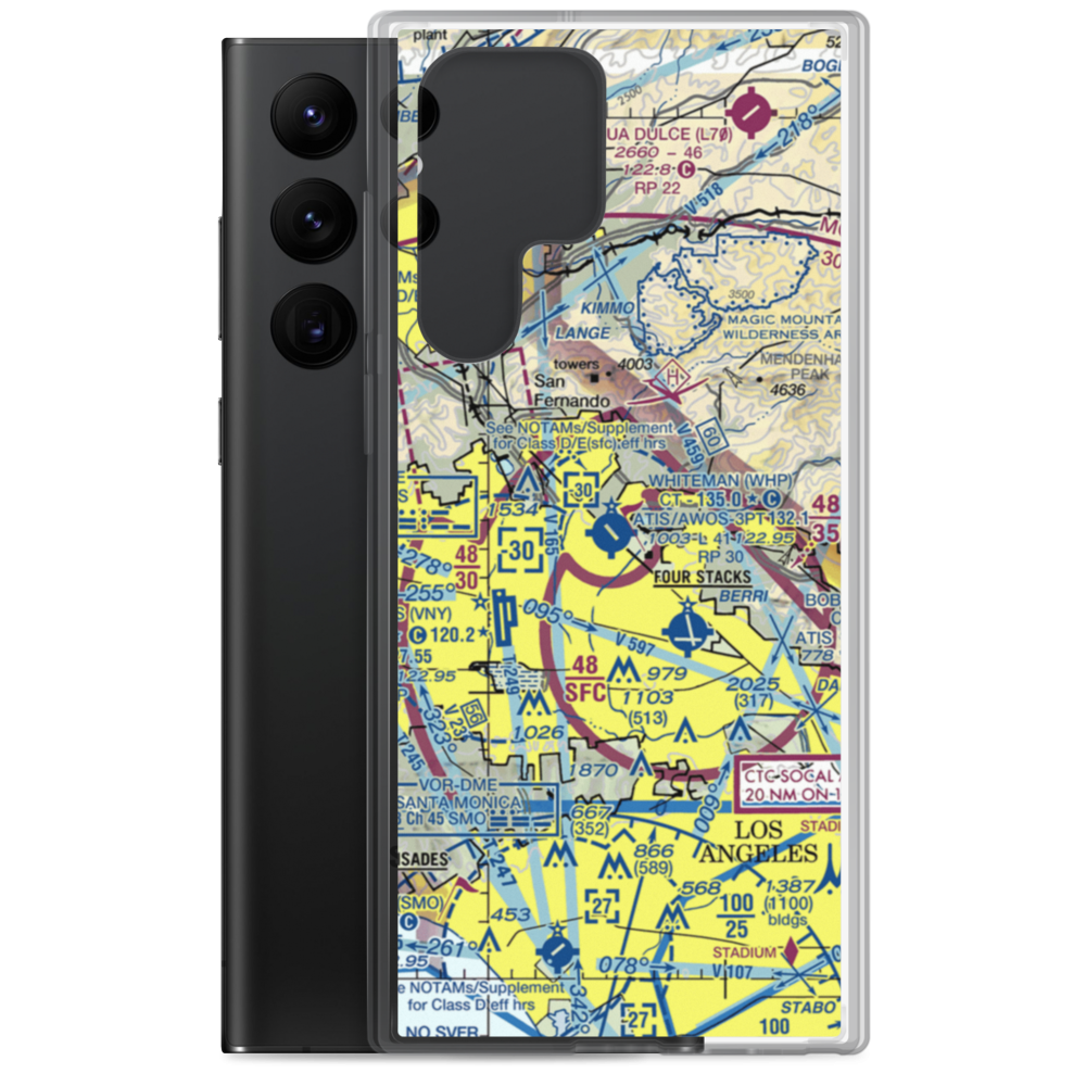 Barton Heliport (PAI) VFR Sectional Samsung Case Samsung Galaxy S22 Ultra model shown