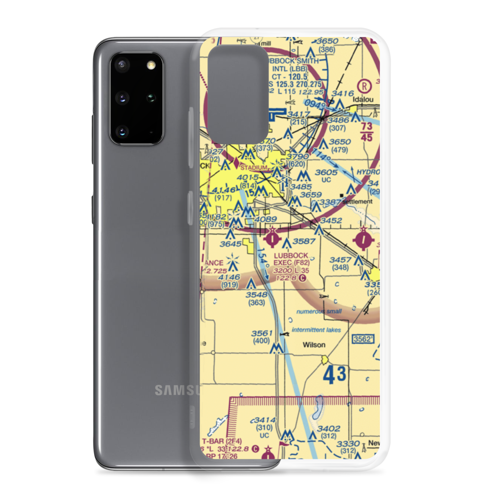 Bartos Farm Airport (47XS) VFR Sectional Samsung Case Samsung Galaxy S20 Plus model shown