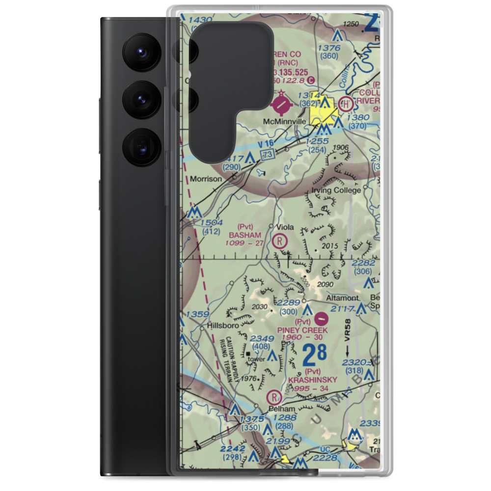 Basham Field (66TN) VFR Sectional Samsung Case Samsung Galaxy S22 Ultra model shown