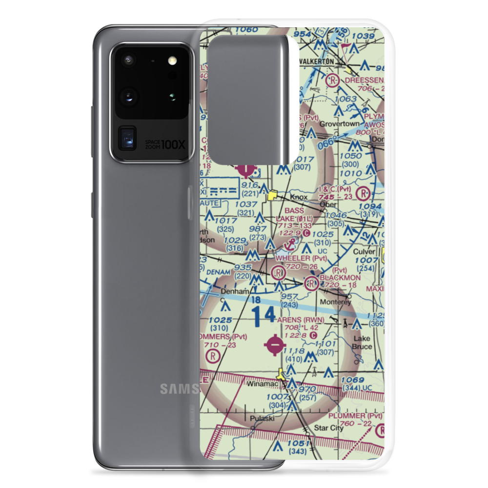 Bass Lake Seaplane Base (01L) VFR Sectional Samsung Case Samsung Galaxy S20 Ultra model shown
