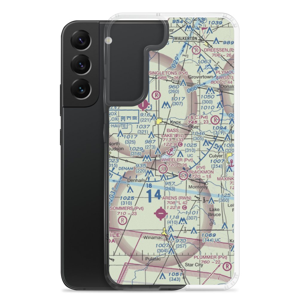 Bass Lake Seaplane Base (01L) VFR Sectional Samsung Case Samsung Galaxy S22 Plus model shown