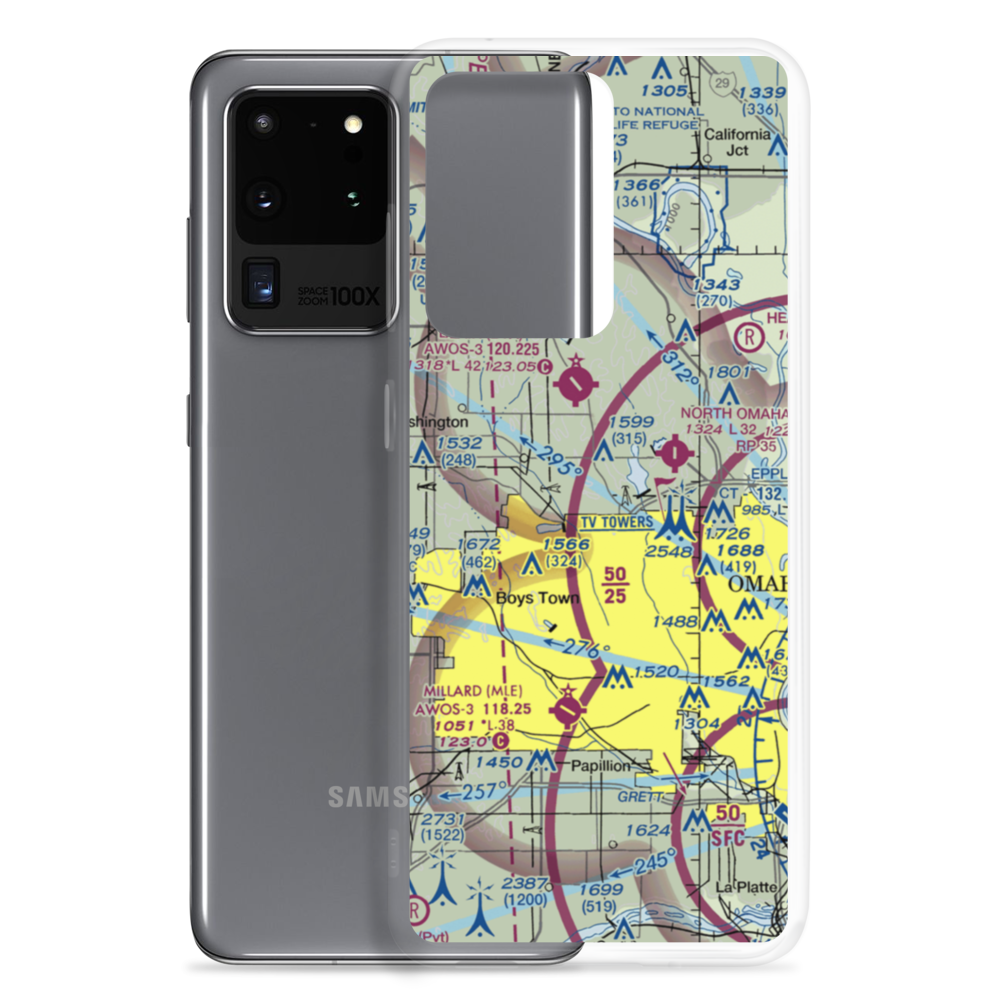 Bates Airpark (9NE6) VFR Sectional Samsung Case Samsung Galaxy S20 Ultra model shown