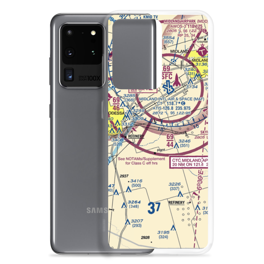 Bates Field (71TA) VFR Sectional Samsung Case Samsung Galaxy S20 Ultra model shown