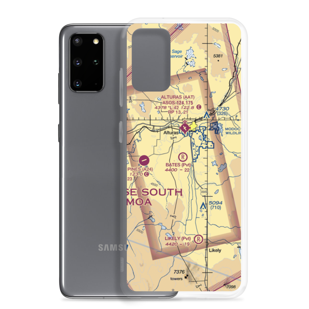 Bates Field (CA06) VFR Sectional Samsung Case Samsung Galaxy S20 Plus model shown