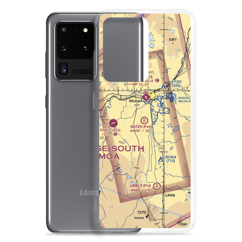 Bates Field (CA06) VFR Sectional Samsung Case Samsung Galaxy S20 Ultra model shown