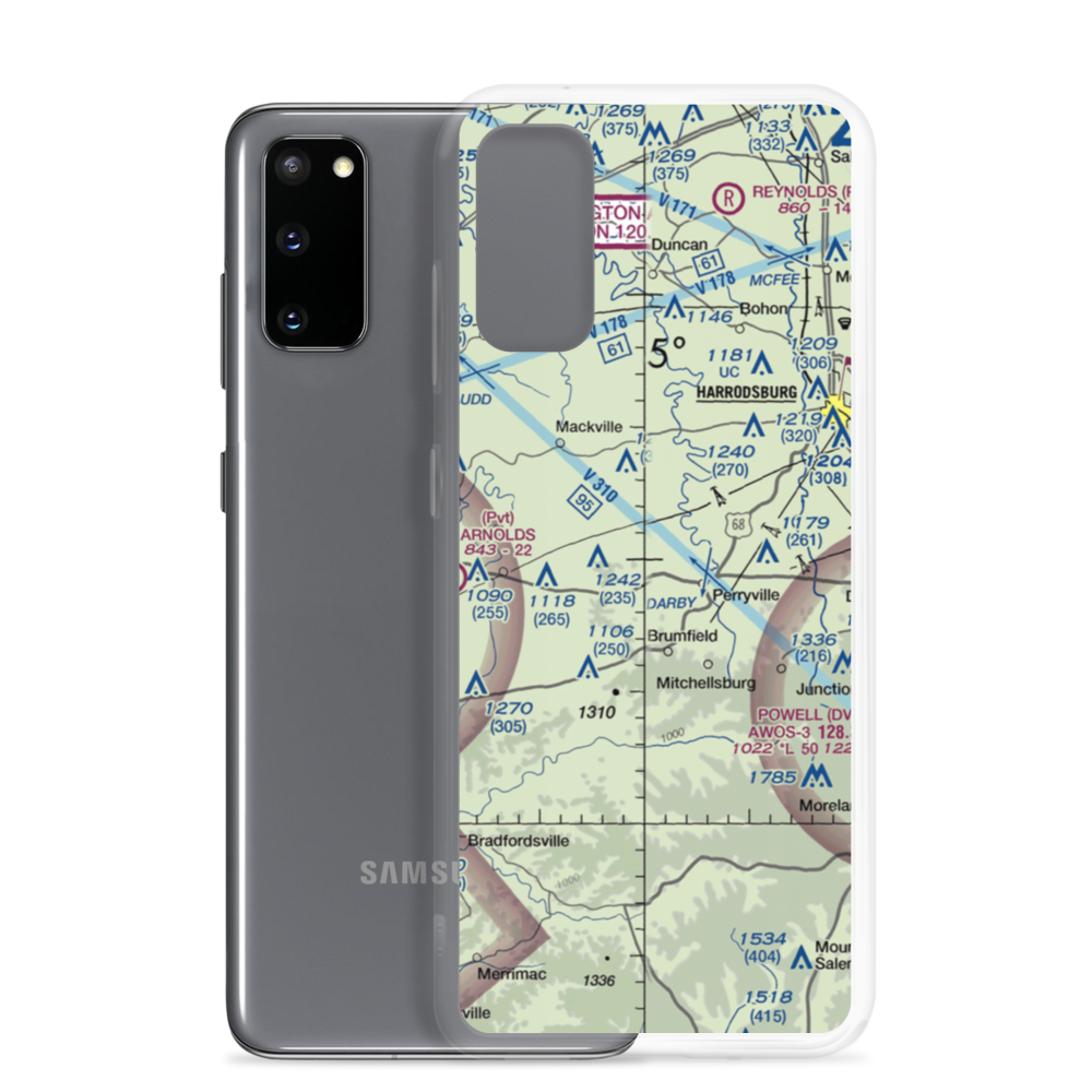 Battle Field (8KY3) VFR Sectional Samsung Case Samsung Galaxy S20 model shown